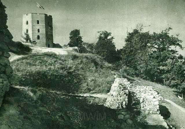 KKE 3077-48.jpg - Góra zamkowa, Wilno, 1942 r.